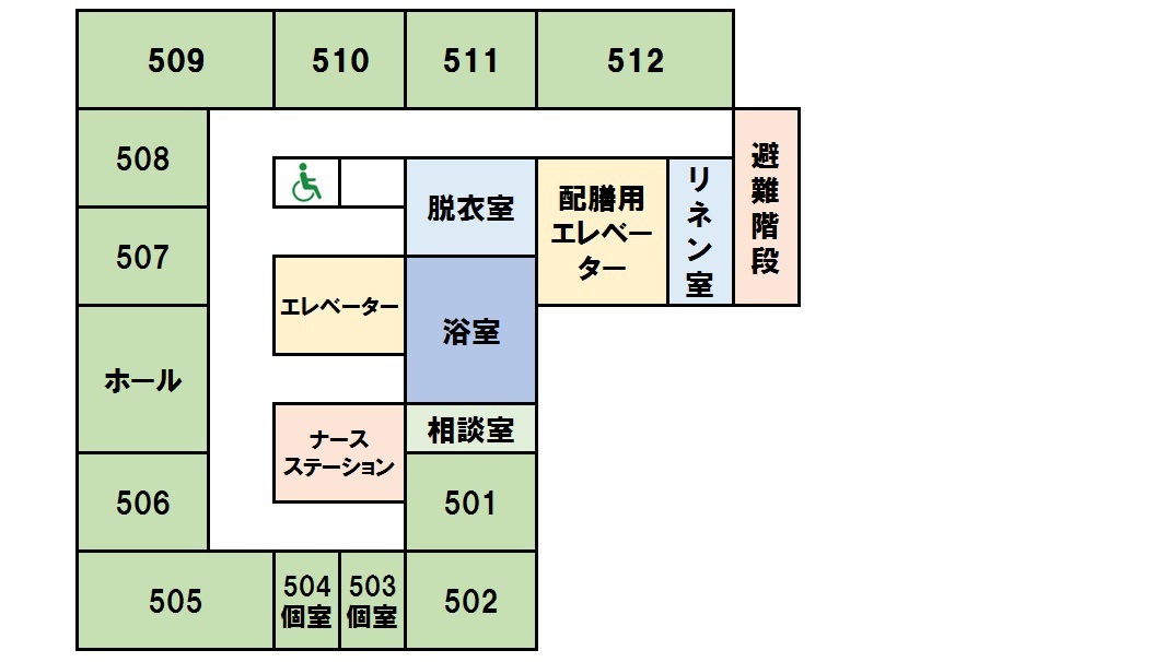 介護医療院フロアマップ